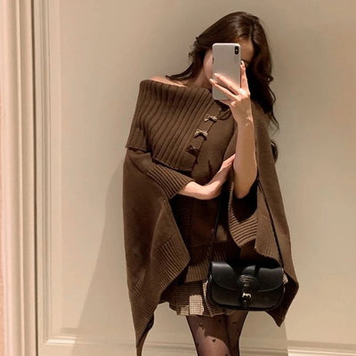 Dera Premium Winter Capes In Brown