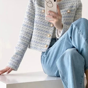 Bravia Statement Woolen Tweed Coat