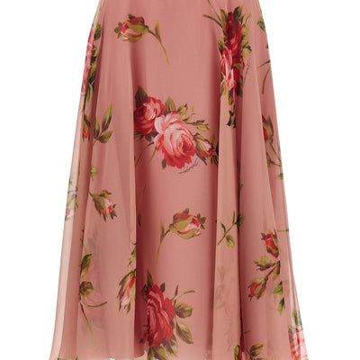 Dolce & Gabbana Bouquet Rose Skirt