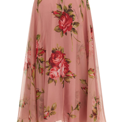 Dolce & Gabbana Bouquet Rose Skirt