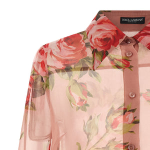 Dolce & Gabbana Bouquet Rose Shirt