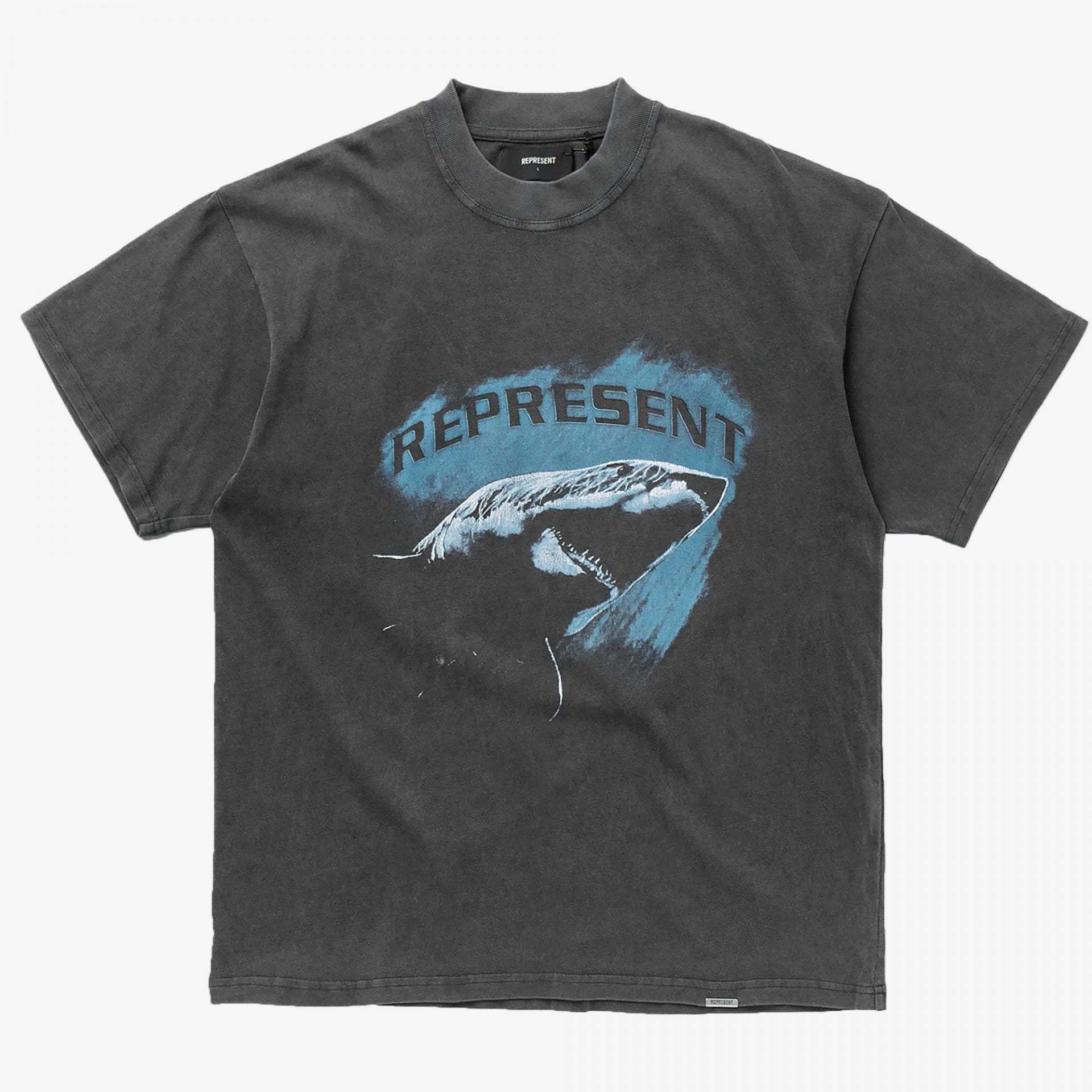 Represent | SHARK T-SHIRT  { GREY