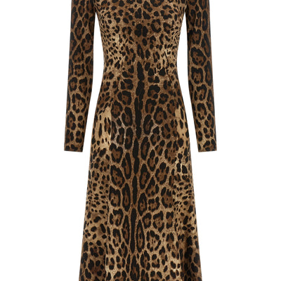 Dolce & Gabbana Animal Print Dress