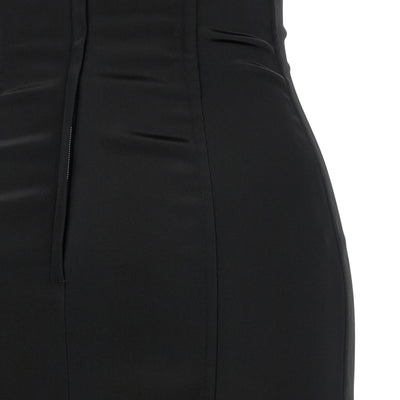 Dolce & Gabbana Black Sicily Bra Corset Dress