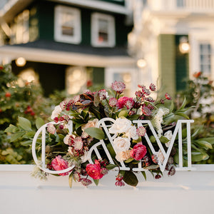 Sophisticated with Vibrant Pop Beach House Wedding