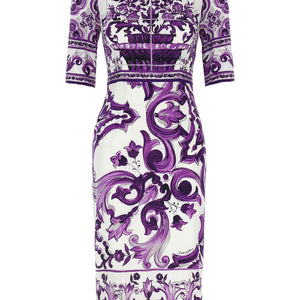 Dolce & Gabbana Maiolica Print Dress