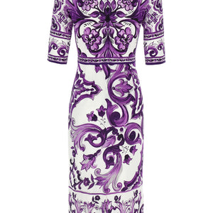 Dolce & Gabbana Maiolica Print Dress