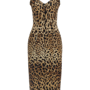 Dolce & Gabbana Animal-print Corset Dress