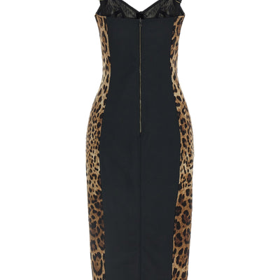 Dolce & Gabbana Animal-print Corset Dress