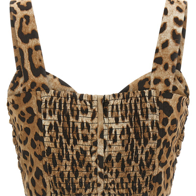Dolce & Gabbana Sweetheart Neckline Top