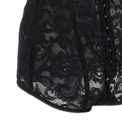 Dolce & Gabbana Satin And Lace Corsetry Bodysuit