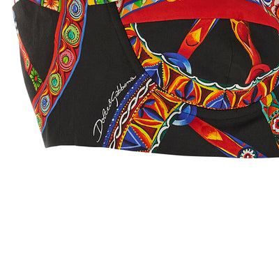 Dolce & Gabbana Carretto Bustier Top