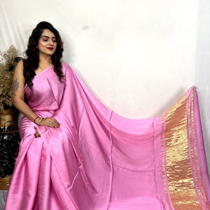 Modal Silk Lagdi Zari Pallu Saree