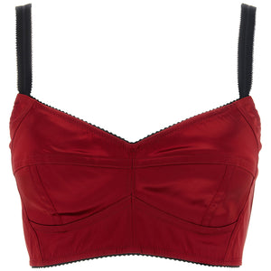 Dolce & Gabbana Bustier Top With Stitching