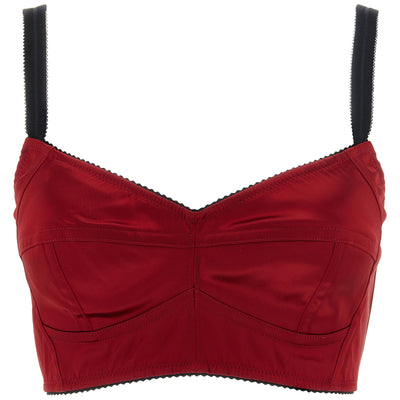 Dolce & Gabbana Bustier Top With Stitching