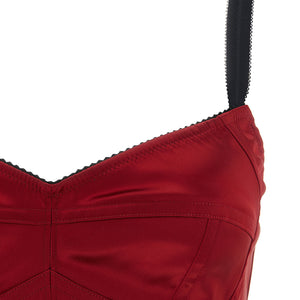 Dolce & Gabbana Bustier Top With Stitching