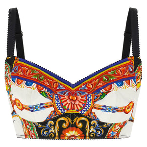 Dolce & Gabbana Carretto Crop Top