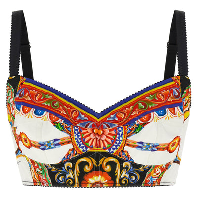 Dolce & Gabbana Carretto Crop Top