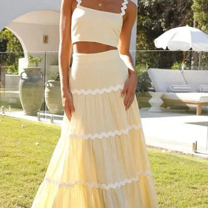 Leh Summer Set of Top with Skirt