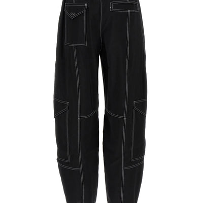 Ganni Light Slub Pocket Pants