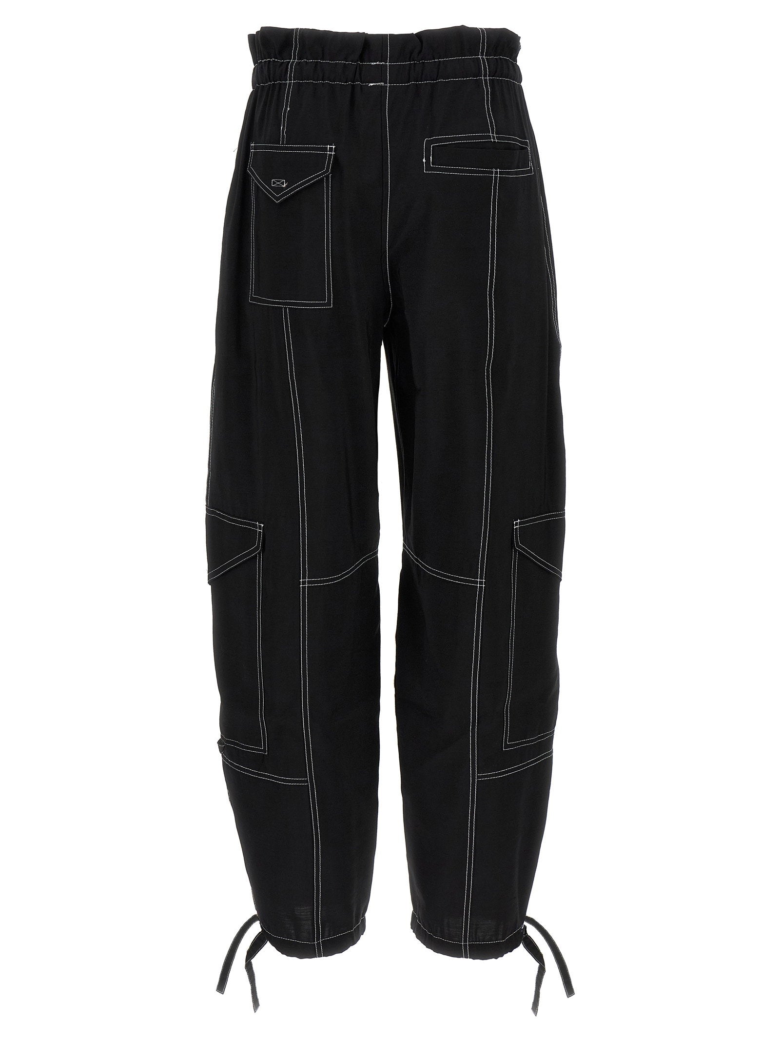 Ganni Light Slub Pocket Pants