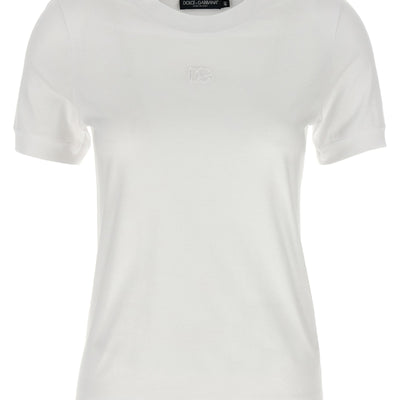 Dolce & Gabbana Logo Embroidery T-shirt