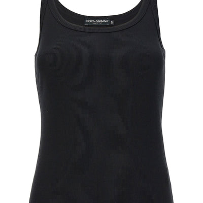 Dolce & Gabbana Ribbed Tank Top