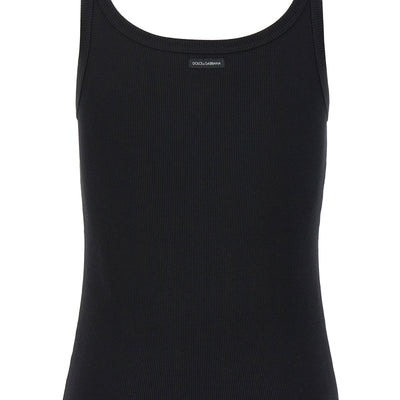 Dolce & Gabbana Ribbed Tank Top
