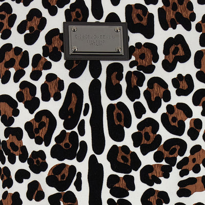 Dolce & Gabbana Animal Print Logo Plaque T-shirt
