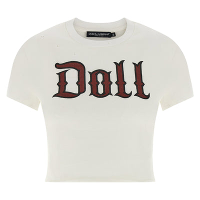 Dolce & Gabbana Used Effect Cotton T-shirt