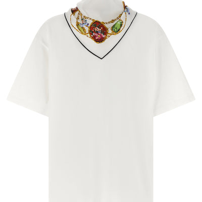 Dolce & Gabbana T-shirt With Scarf