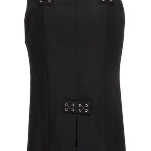 Alessandra Rich Lace-up Skirt