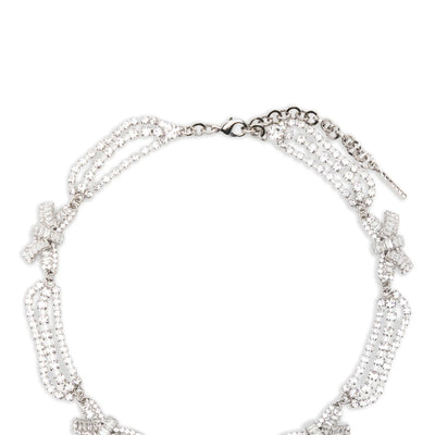 Alessandra Rich Bow Necklace