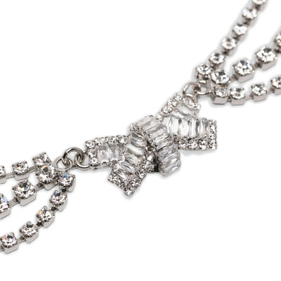 Alessandra Rich Bow Necklace