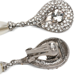 Alessandra Rich Pendant Pearl Earrings