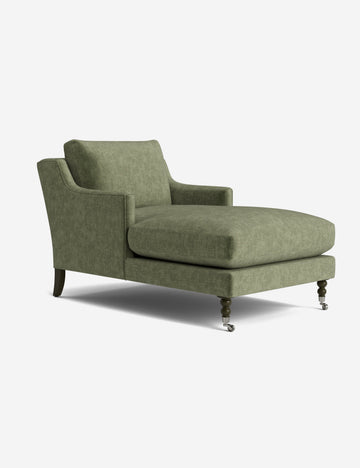Moss Performance Striated Velvet