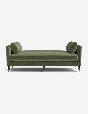 Moss Performance Striated Velvet