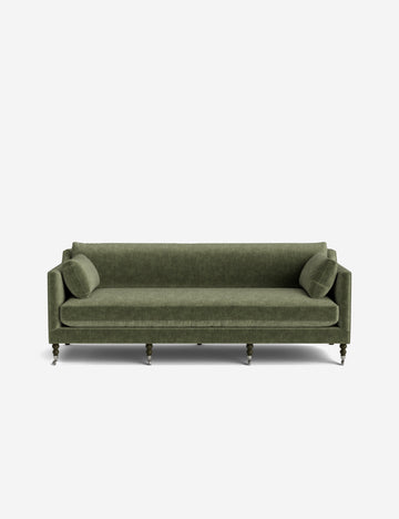 Moss Performance Striated Velvet