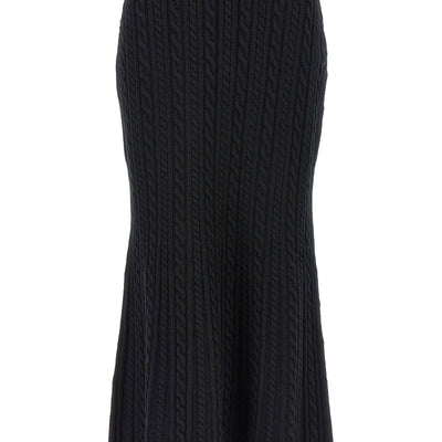 Alessandra Rich Maxi Wool Skirt