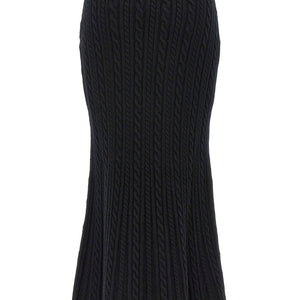Alessandra Rich Maxi Wool Skirt