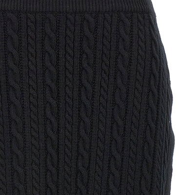 Alessandra Rich Maxi Wool Skirt