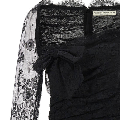 Alessandra Rich Draped Dress.