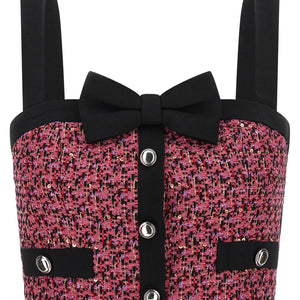 Alessandra Rich Tweed Top