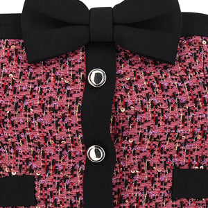 Alessandra Rich Tweed Top