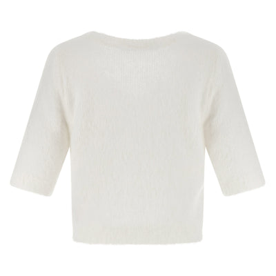 Alessandra Rich Carded Mohair Sweater
