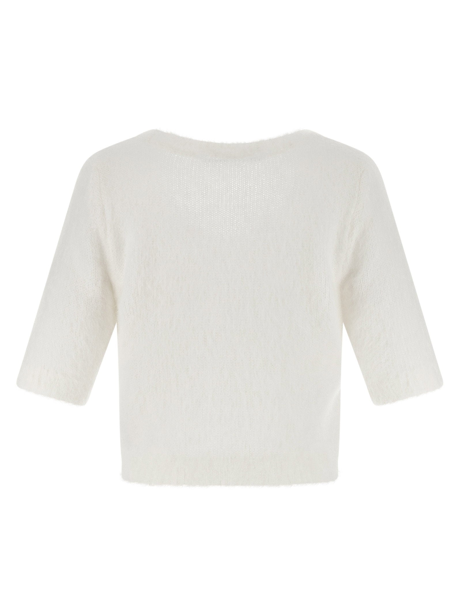 Alessandra Rich Carded Mohair Sweater