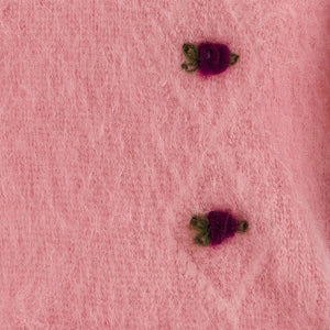 Alessandra Rich Carded Mohair Sweater