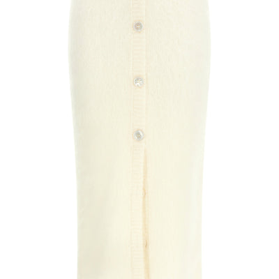 Alessandra Rich Carded Mohair Skirt