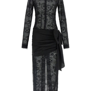 Alessandra Rich Lace Bustier Dress
