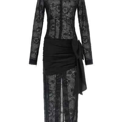 Alessandra Rich Lace Bustier Dress